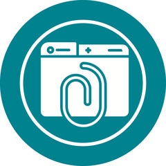 Atachment Vector Icon