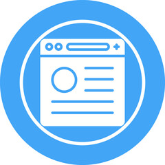 Browser Vector Icon