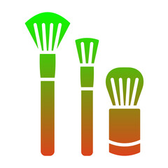 Makeup brushes Icon