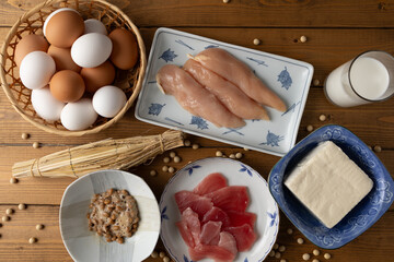 タンパク質食材イメージ