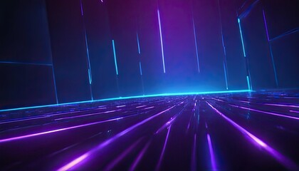 Creative glowing purple metaverse space backdrop Abstract world and innovation concept
