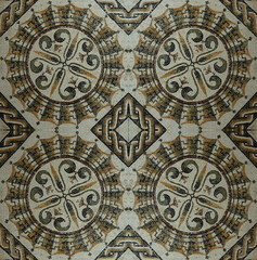 detail of the ceiling of a mosque country