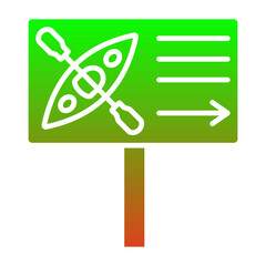 Kayaking zone Icon