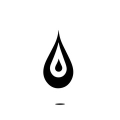 water drop vector design silhouette illustration