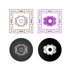 Obraz premium Bagel Vector Icon