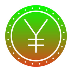 Obraz premium Yen Icon