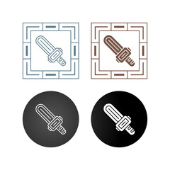 Metal Detector Vector Icon