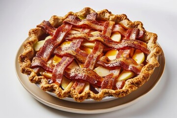 Maple-Glazed Bacon and Apple Pastry