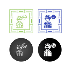 Contact Us Vector Icon