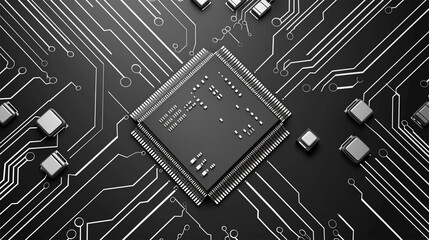 use this circuit board background to connect your vision.