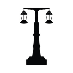 Fototapeta premium Garden lamp icon