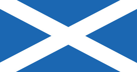 Illustration of the national flag of Scotland © Art_Design