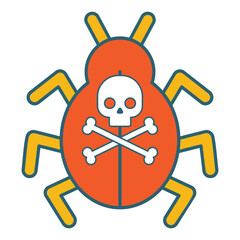 Cyber security icon vector