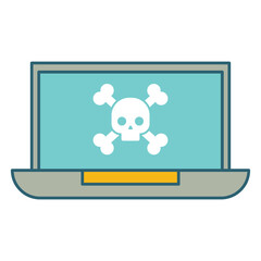 Cyber security icon vector