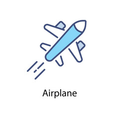 Airplane vector icon