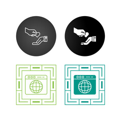 Bank Check Vector Icon