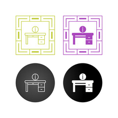 Information Desk Vector Icon