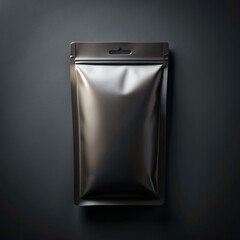 black metallic bag