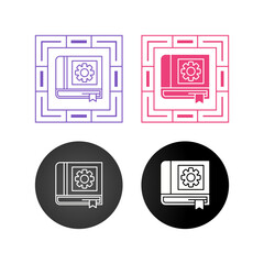 Setting Book Vector Icon