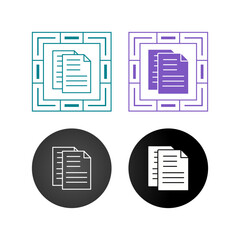 Files Vector Icon