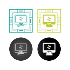 Lcd Vector Icon