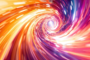 Obraz premium Abstract background, light speed effect, swirling light streaks radiating vortex, digital wallpapers