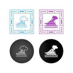 Ship Pollution Vector Icon