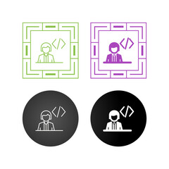 Programmer Vector Icon