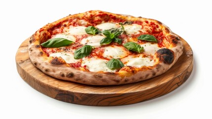 Delicious Margherita Pizza Generative AI