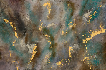 Modern impressionism technique. Wall poster print template. Abstract painting art. Hand drawn by dry brush of paint background texture. Oil painting style. Artistic pattern for web or graphic design