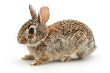 Obraz premium A gray little rabbit