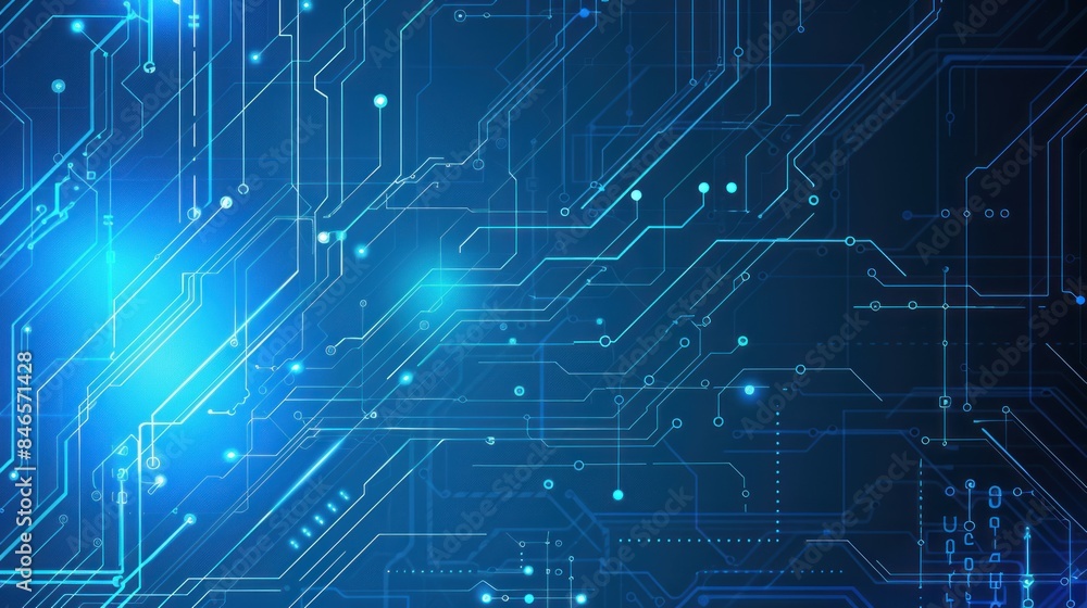 Poster electronic circuit board. technology concept ,microchip cpu processor circuit board. digital line