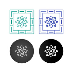 Fototapeta premium Atom Vector Icon