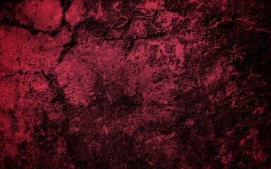 Abstract red cement wall texture and background. Red gradient background. Rich red texture. Abstract red background. Red abstract blurred gradient background