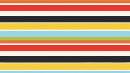 Vibrant horizontal color stripes pattern background