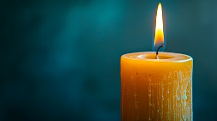 candles background feeling pleasure and romantic background with candle isolated on the white background with abstract lovely pink yellow and blue flower in the background with broad text copy space 