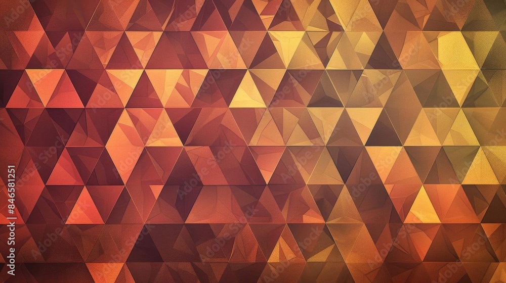 Poster a colorful abstract background with triangles and squares