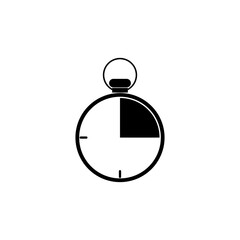 Stopwatch icon isolated on transparent background