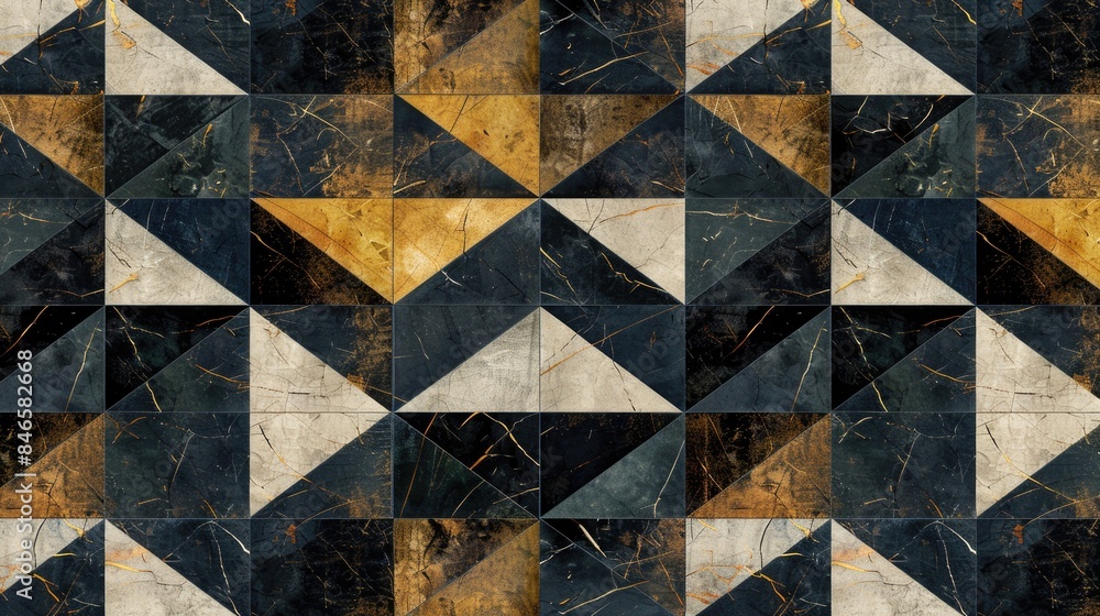Poster classic and modern geometry textured pattern repeating