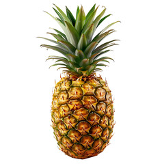 Fototapeta premium Fresh pineapple isolated on white or transparent background