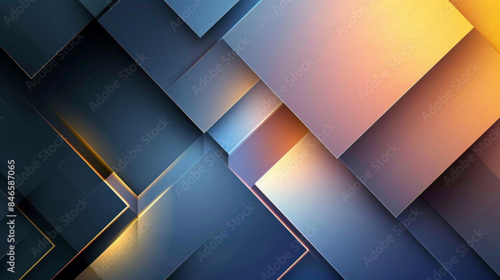 Poster abstract background consisting of triangle and geometric square shape and light blue seamless retro 