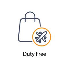 Duty Free vector icon