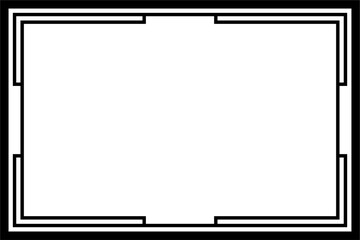 Frame, border icon, line vector