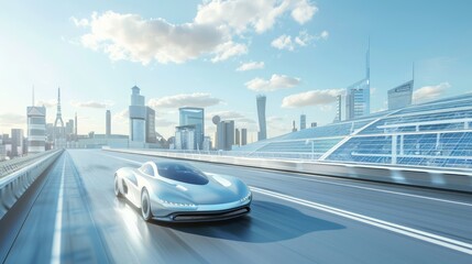 Electric cars, cutting-edge technology, cars of the future