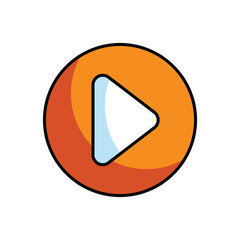 Arrow right icon design with white background stock illustration