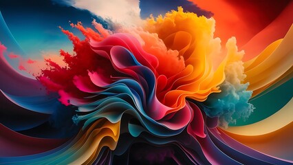 abstract fractal background