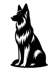 German Shepherd SVG, German Shepherd PNG, German Shepherd Silhouette, Dog breed SVG, Dog SVG, German Shepherd Clipart, Animal SVG, German Shepherd Face