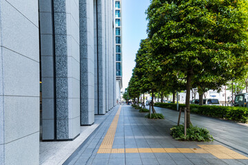 (神奈川県ｰ都市風景)みなとみらい周辺のビル街