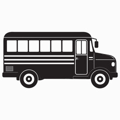 bus isolated on white