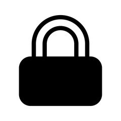 Lock Icon Vector Symbol Design Illustration